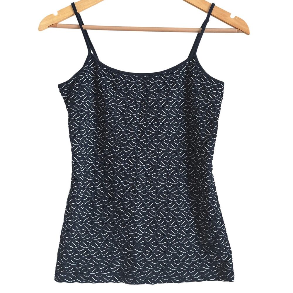 LOFT Outlet Tank Top Bundle M Navy Blue Cami Set Floral & Textured - Picture 8 of 11